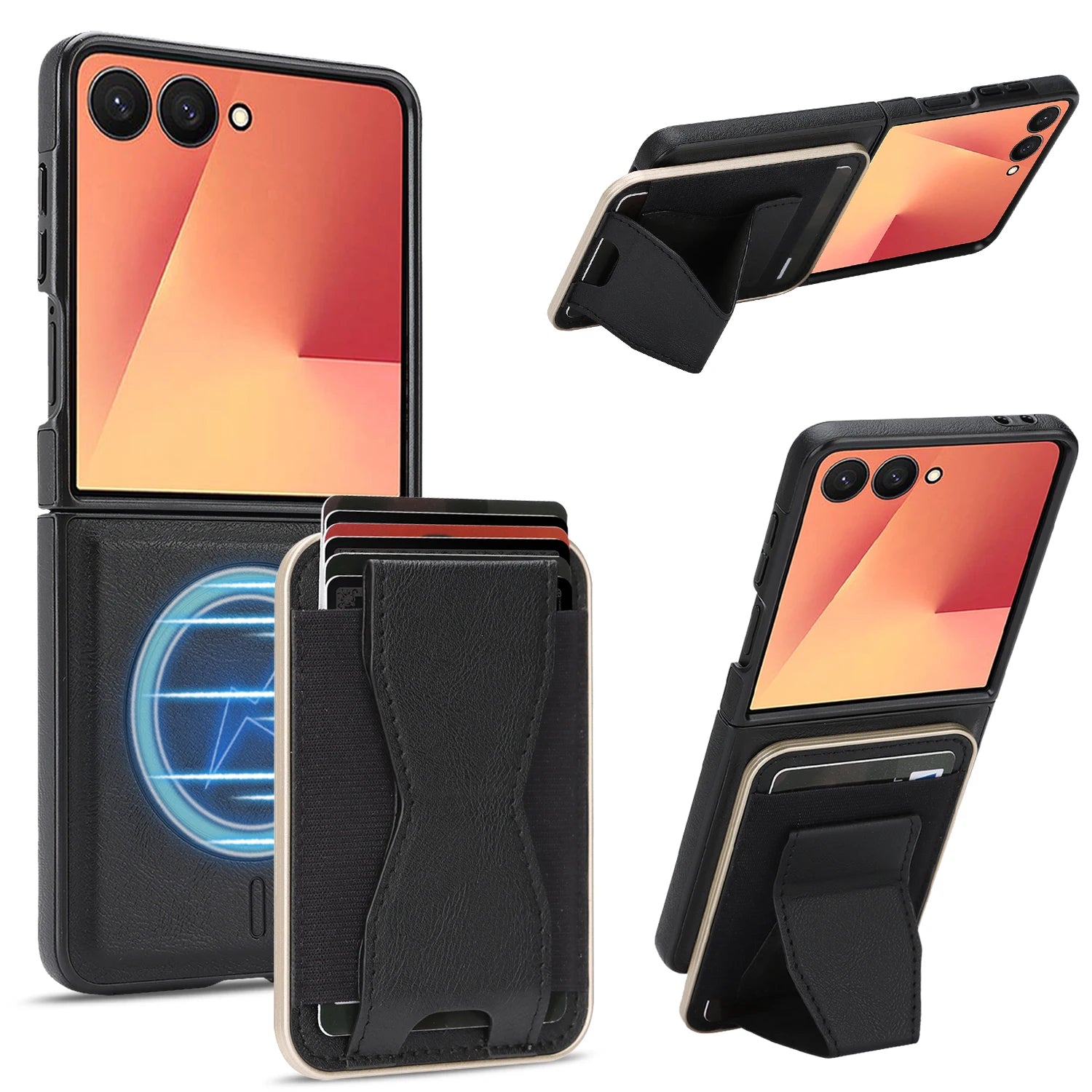 2-in-1 Magnetic Detachable Wallet Case for Samsung Galaxy Z Flip 7
