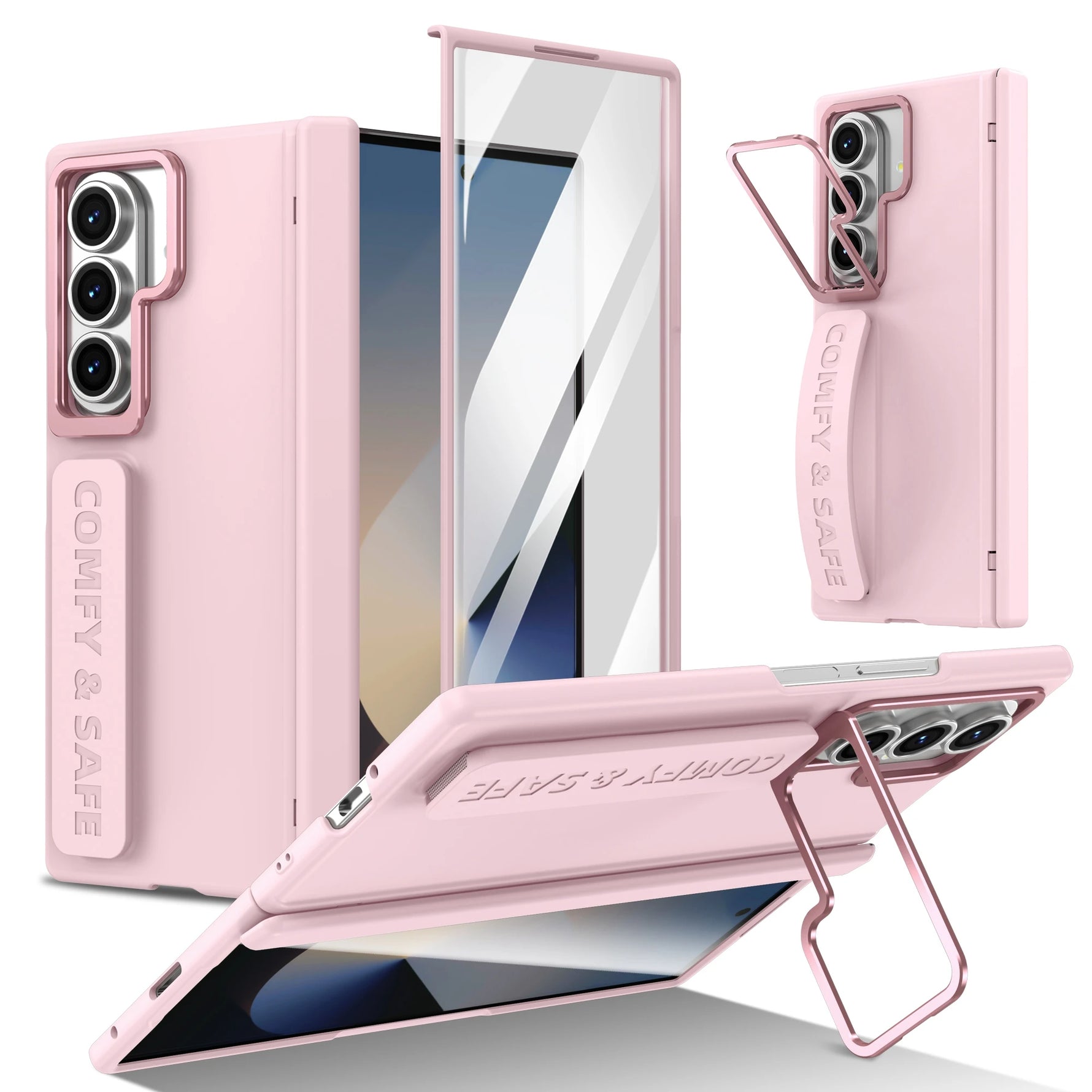 Full Hinge Protection Case with Screen Protector for Samsung Galaxy Z Fold 6