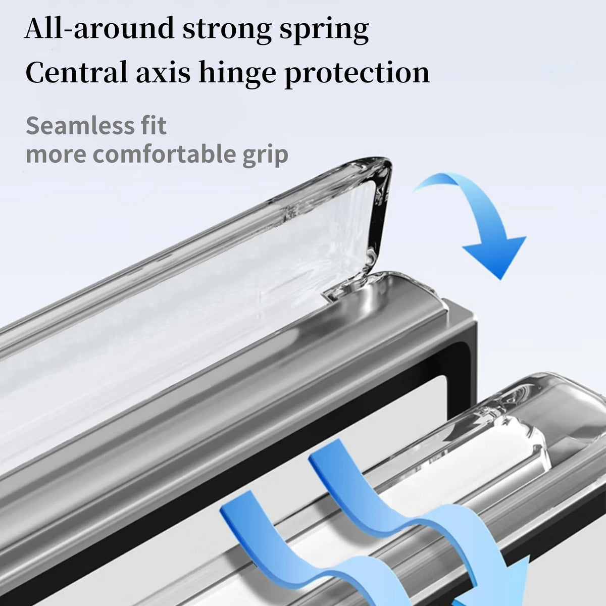 Samsung Galaxy Z Fold 7 Transparent TPU Case with Screen Protector