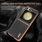 Luxury Carbon Fiber Pattern Phone Case for Samsung Galaxy Z Flip 6