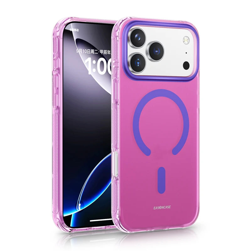 Slim Translucent Frosted MagSafe Case for iPhone 17 Series