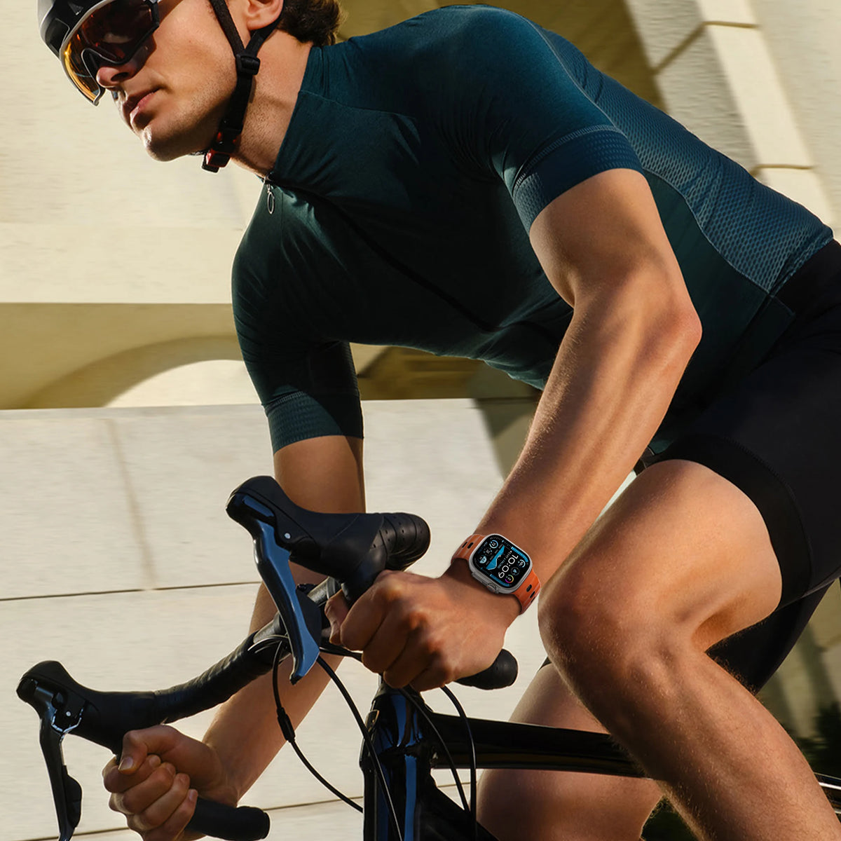 Premium Sport Silicone Strap for Apple Watch