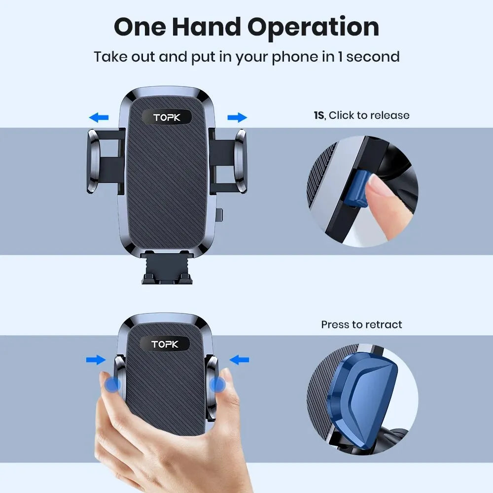 Superior Stability Car Phone Mount Holder