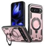 Google Pixel 10 Series Protective Magnetic Case with Rotating Ring Holder