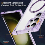 Frosted Clear Magnetic TPU Case for Samsung Galaxy S24 Series
