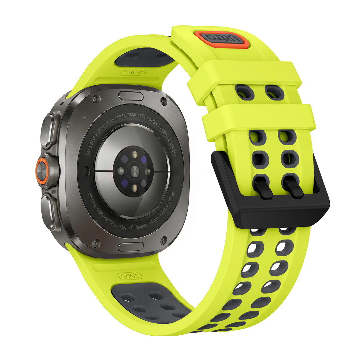 Breathable Perforated Silicone Watch Strap for Samsung Galaxy Watch Ultra 2