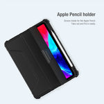 iPad Air M3 (2025) Folding Case with Lens Protection and Built-in Pen Holder