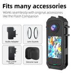 Protective PC Frame with Cold Shoe Mount for Insta360 X4 Air