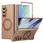 Samsung Galaxy Z Fold 6 Protective Case with 360 Degree Rotating Ring Holder