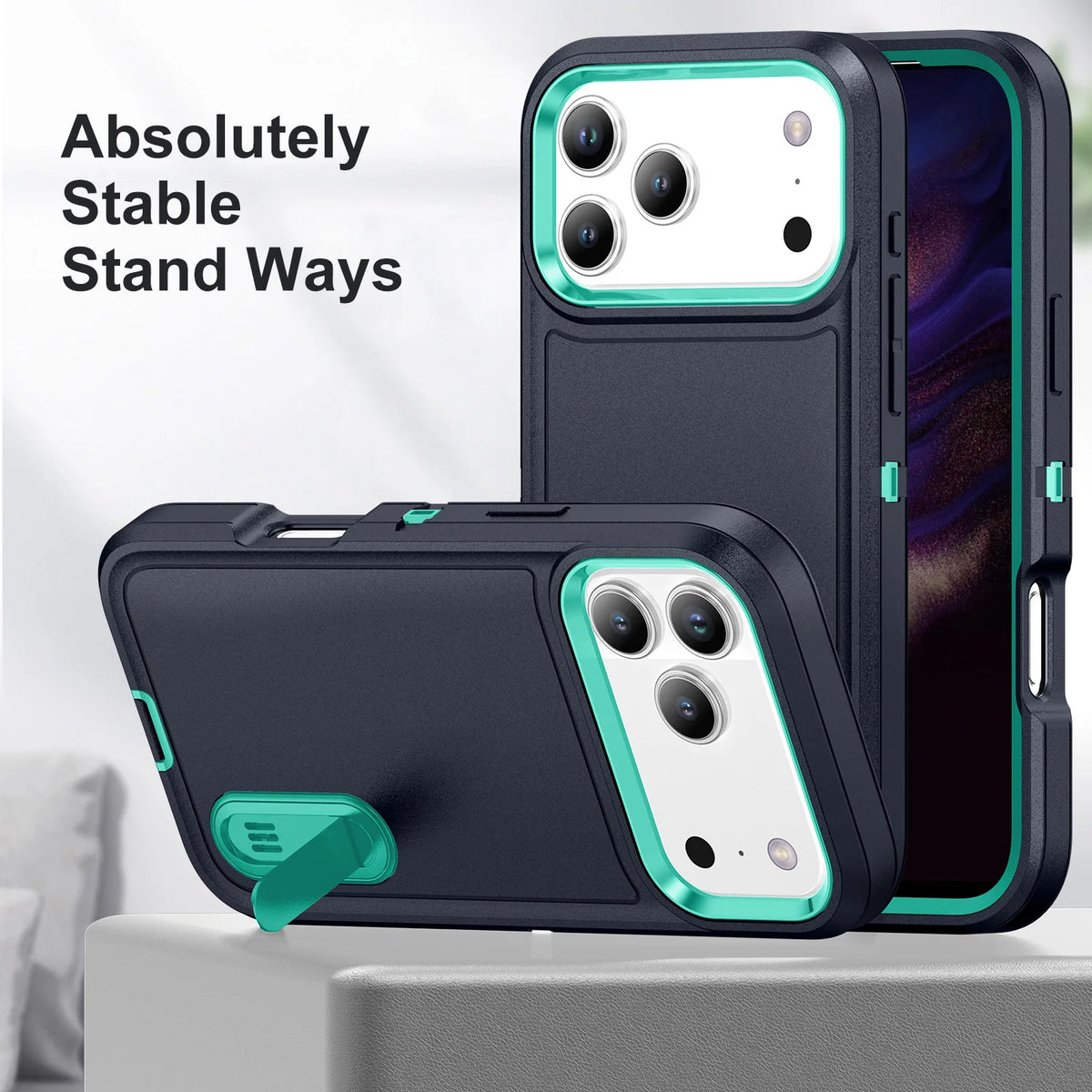 Dual-Layer Shockproof Case with Reinforced Corner Protection for iPhone 18 Series