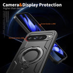 Google Pixel 10 Series Protective Magnetic Case with Rotating Ring Holder