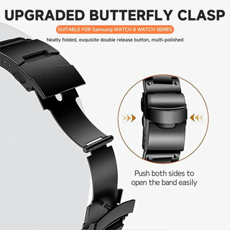 Luxury Stainless Steel Band for Samsung Galaxy Watch Ultra (2025)