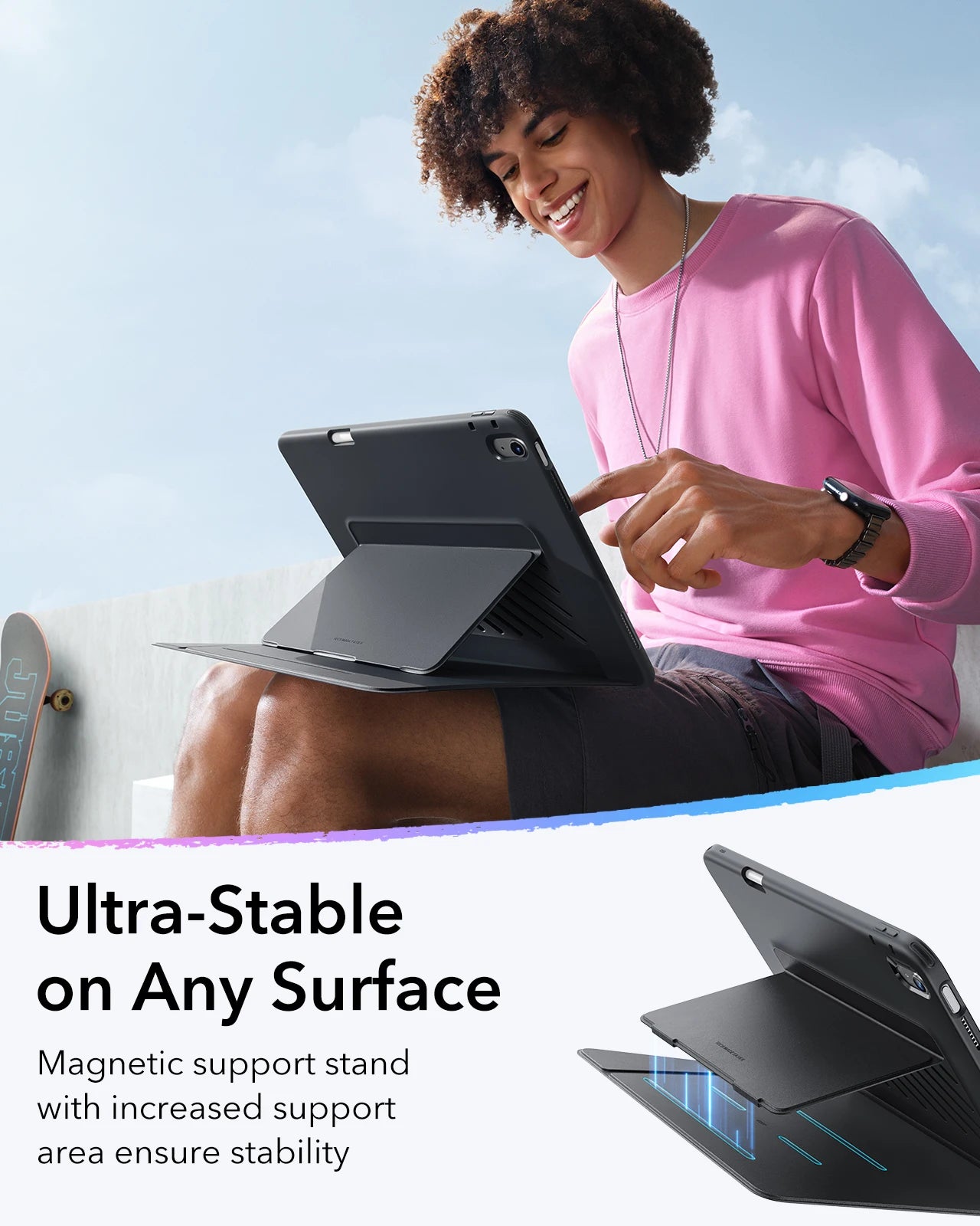 2-in-1 Removable Magnetic Cover for iPad Air M3 (2025)