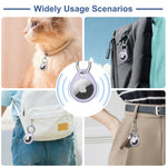 Waterproof TPU Case with Keychain for Apple AirTag