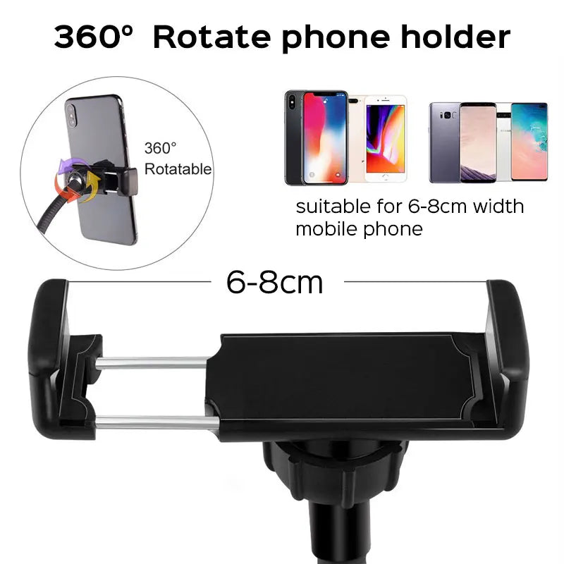 10-Inch LED Ring Light with Desk Tripod