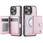 MagSafe Compatible Wallet Case with Card Slots & Stand for iPhone 15 Series