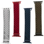 Quilted Nylon Velcro Watch Band for Apple Watch