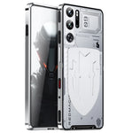 Metal Aluminum Alloy Clear Shockproof Bumper Case with Camera Protection for Nubia Red Magic 9 Pro