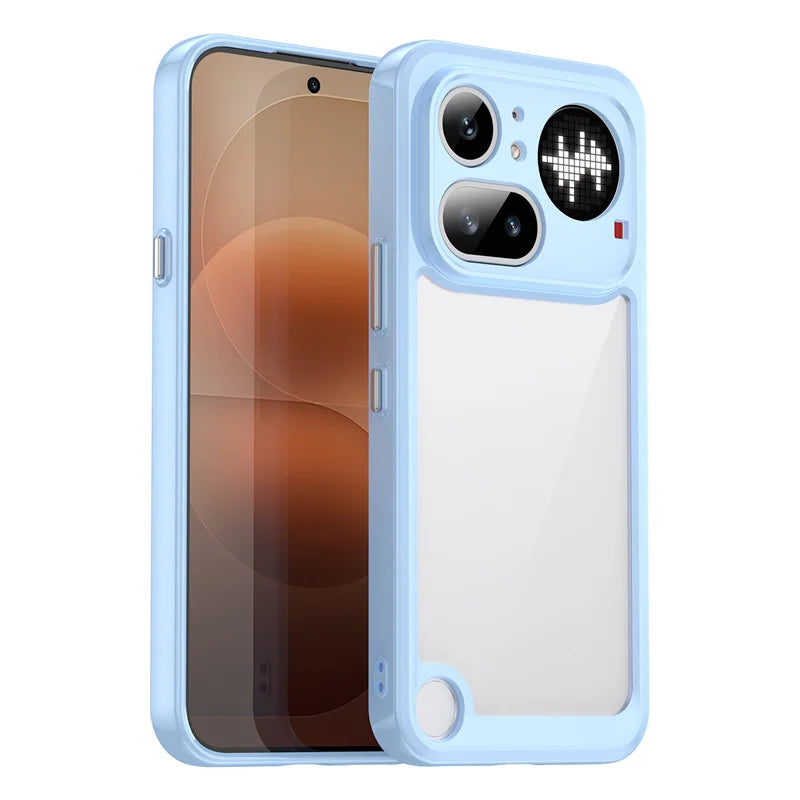 Transparent Colorful TPU Protective Cover for Nothing Phone 4a / 4a Pro