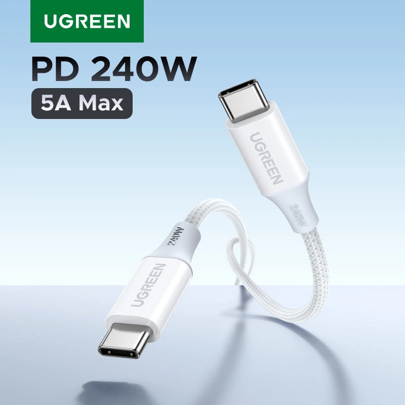 UGREEN 240W PD3.1 Braided USB-C Charging Cable