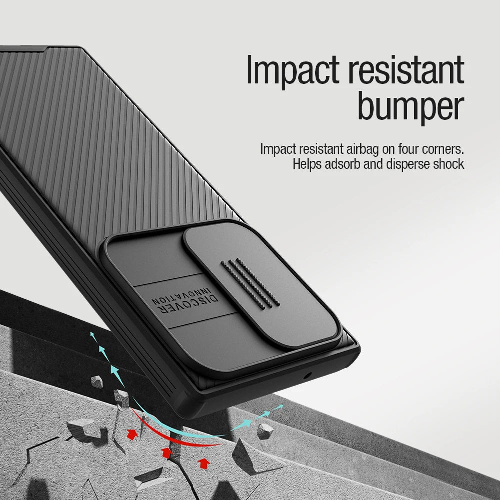 Samsung Galaxy S23 Ultra Protective Case with Sliding Camera Cover