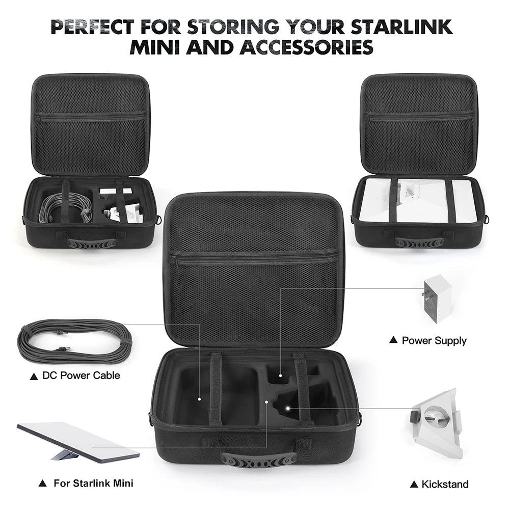 Waterproof Hard Storage Box for Starlink Mini