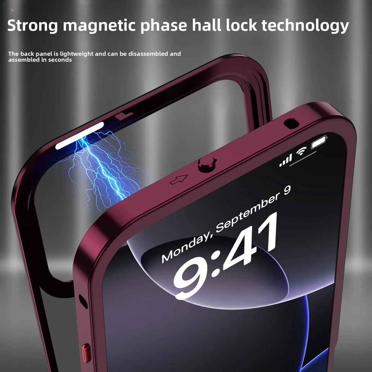 Slim Frame MagSafe Case with Shockproof Drop Protection for iPhone 18 Series