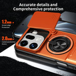 Luxury Protective Case with Rotating Ring Holder for OPPO Find X9 / X9 Pro