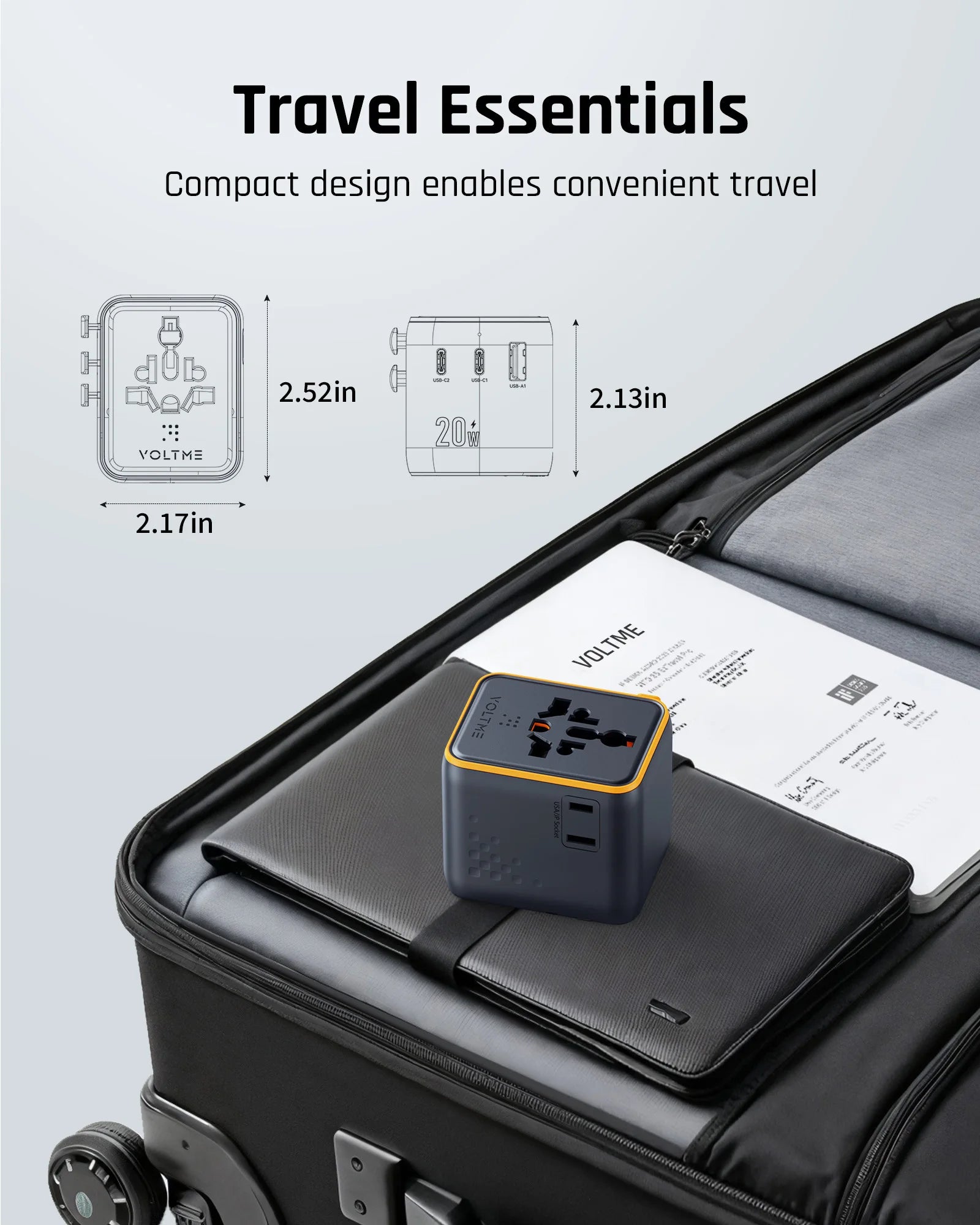 VOLTME PD 20W GaN Travel Charger