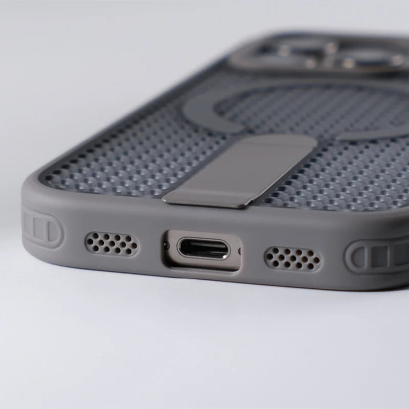 Premium Honeycomb Mesh Cooling MagSafe Case for iPhone 16 Series