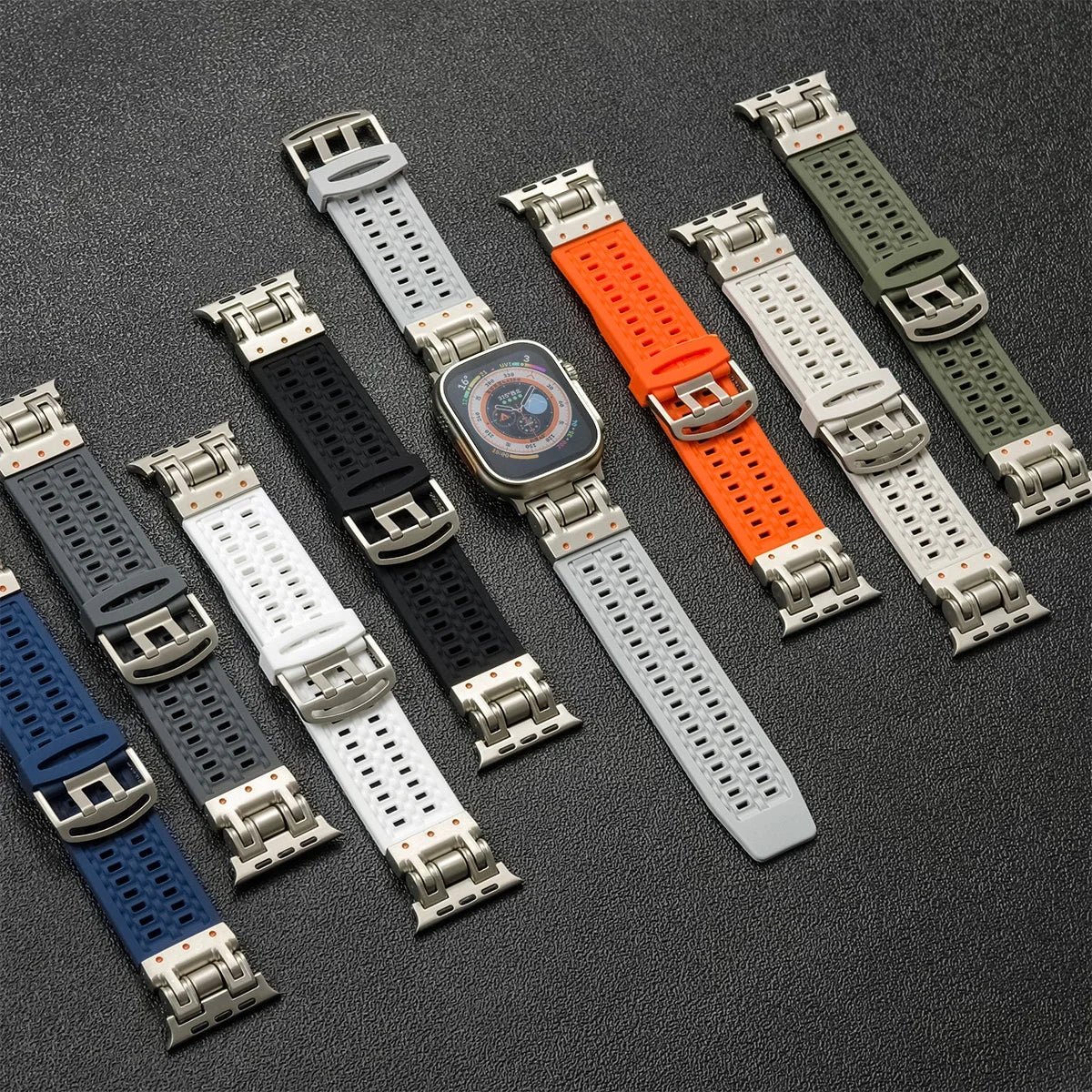 Sports Breathable Soft Silicone Band for Apple Watch