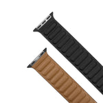 Magnetic Leather Link Band for Apple Watch