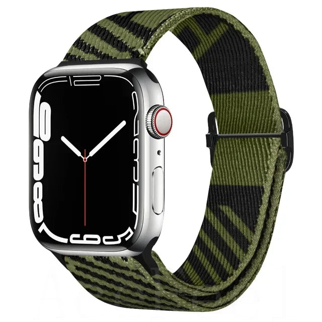 Adjustable Nylon Loop Strap for Apple Watch