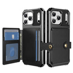 Premium Hard Leather Wallet Case for iPhone 17 Series