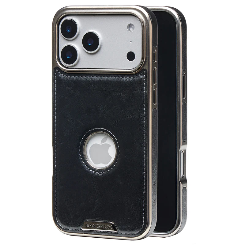 Business-Style Leather MagSafe Case for iPhone 17 Series