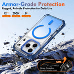 Shockproof MagSafe Case with Raised Camera Ring for iPhone 18 Series