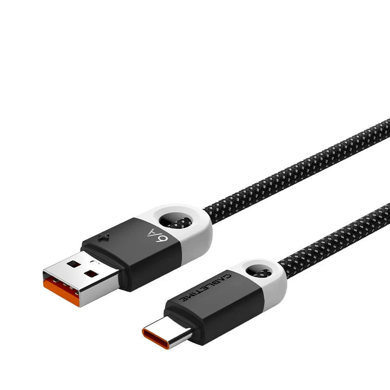 CABLETIME 6A USB-A to USB-C Fast Charge Cable