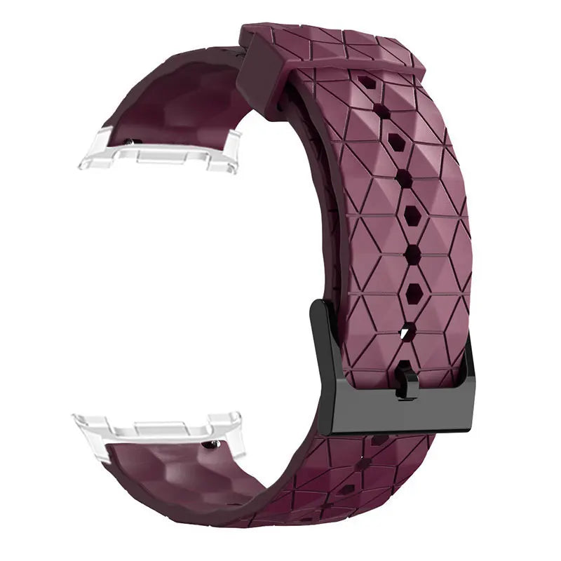 Soft Silicone Football Pattern Watchband for Samsung Galaxy Watch 8 / Galaxy Watch 8 Classic