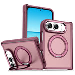 Shockproof MagSafe Case with 360° Rotating Ring Stand for iPhone Duo