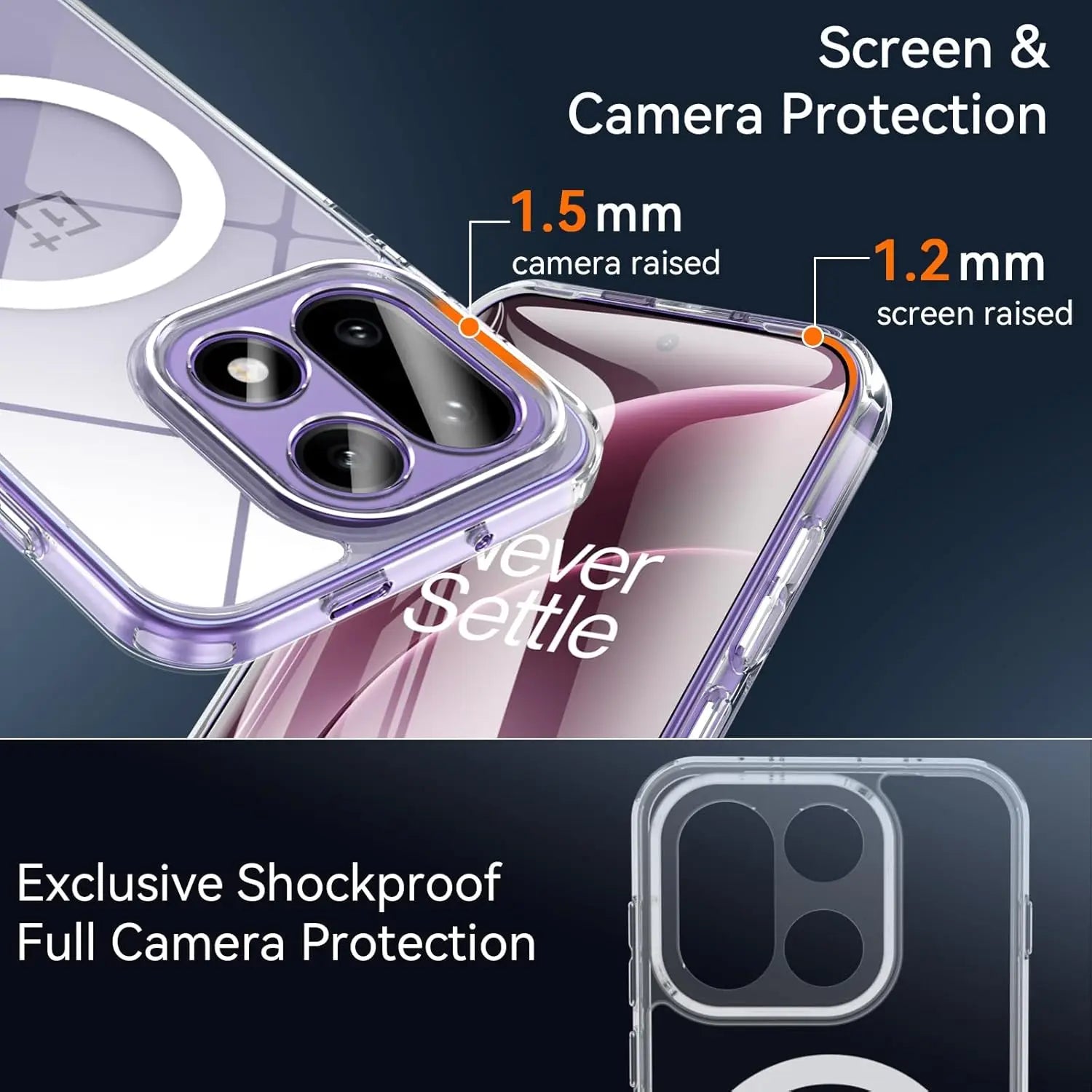 Protective Shockproof Magnetic Case for OnePlus 15