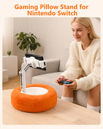 Adjustable Ball-and-Socket Pillow Tablet Stand