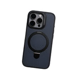 Creative Frosted MagSafe Case with Metal Kickstand for iPhone 16 Series