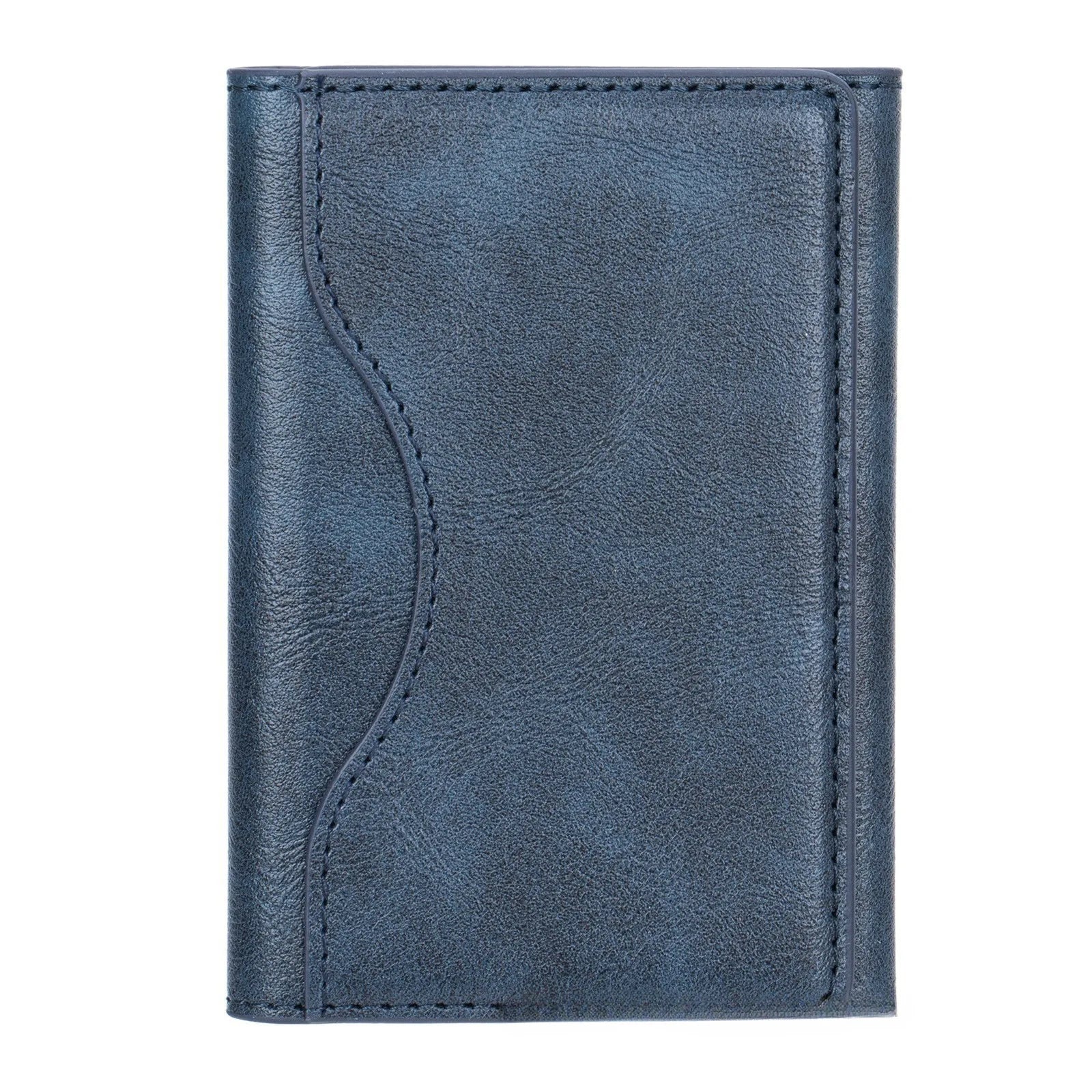 Premium Three-Fold Leather Wallet
