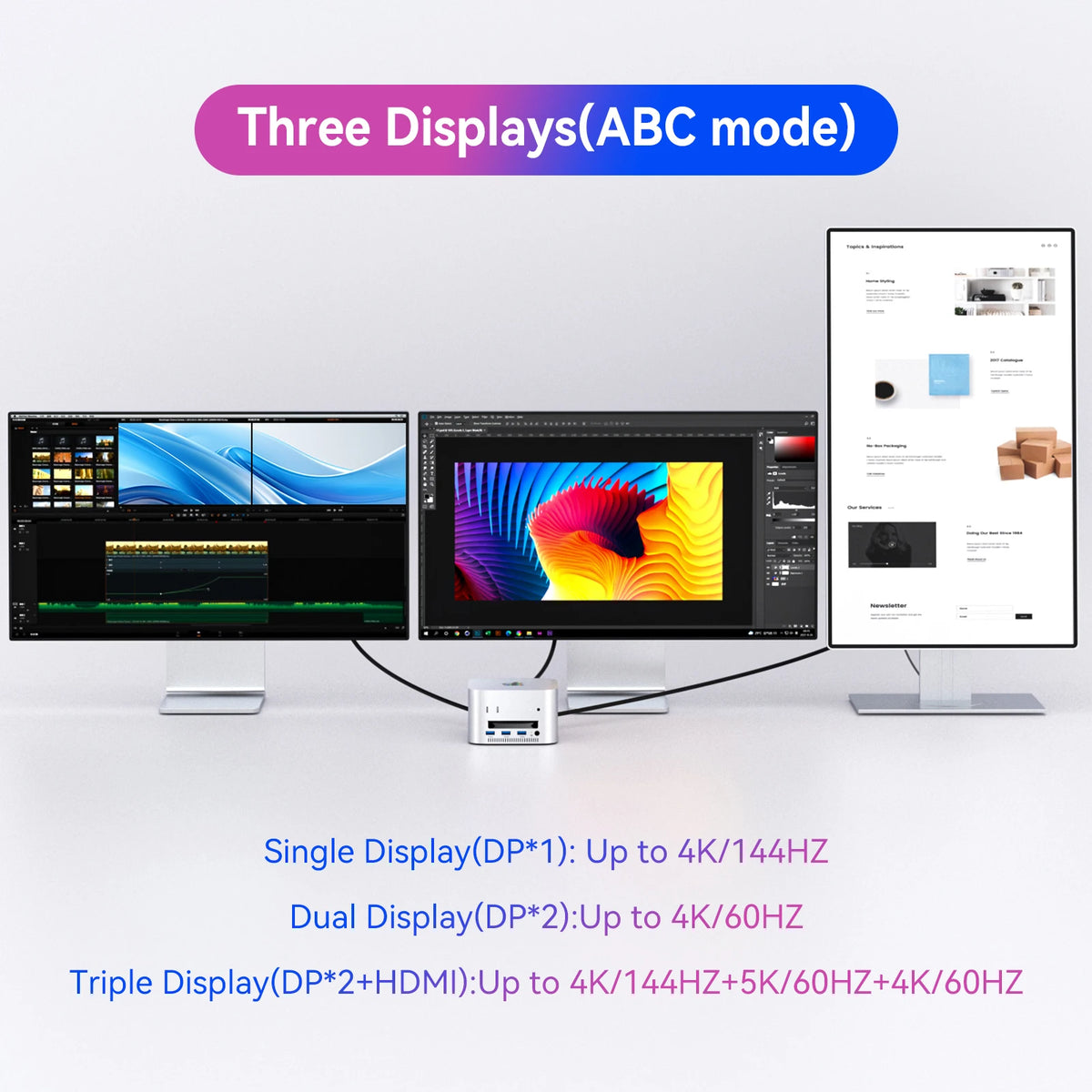 Acasis USB-C Docking Station with Dual M.2 NVMe SSD Bays for Mac Mini M4/M4 Pro