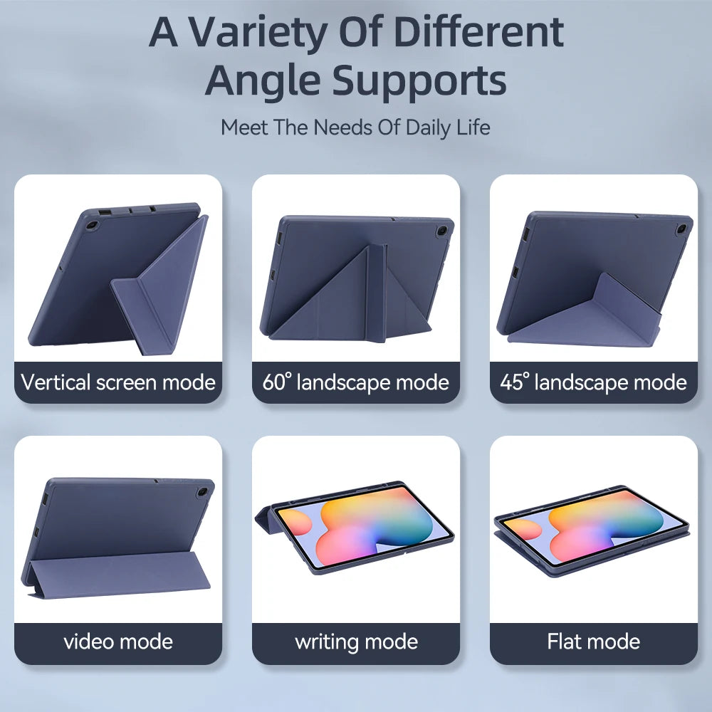 Smart PU Leather Case for Samsung Galaxy Tab S10 Plus