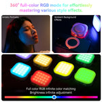 TELESIN Magnetic Clip-On Selfie Ring Light