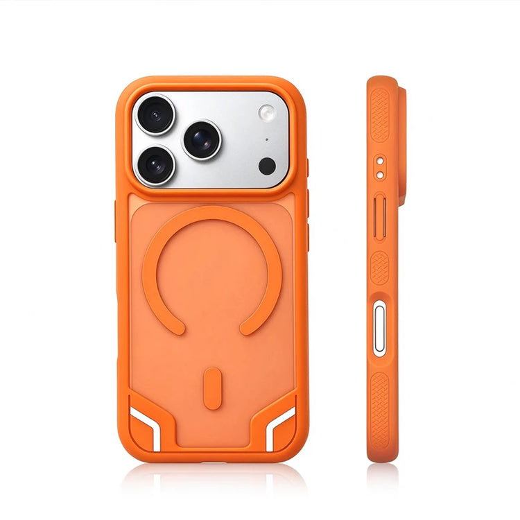Frosted MagSafe Armor Case with Raised Camera Frame for iPhone 18 Series