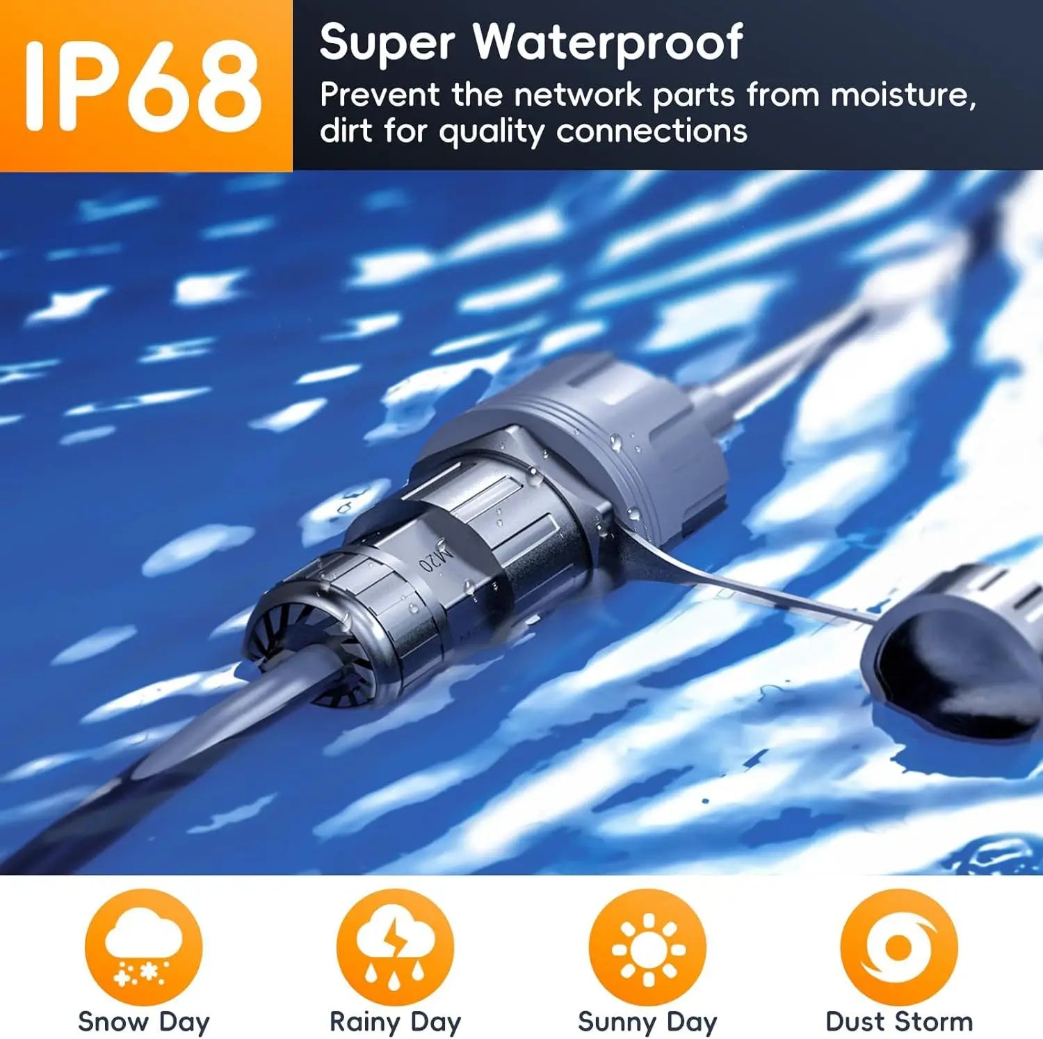 Starlink V2 Ethernet Adapter Extension for Network Interconnects