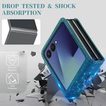 PU Leather Case with Detachable Wrist Lanyard for Samsung Galaxy Z Flip 8