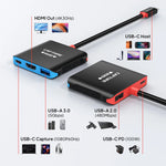 CABLETIME 5-in-1 USB-C Capture Hub